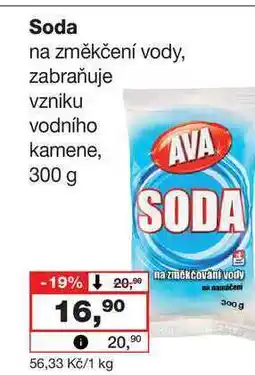 Barvy a laky drogerie Soda na změkčení vody, zabraňuje vzniku vodního kamene,300 g nabídka