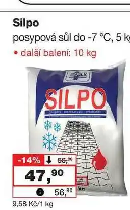 Barvy a laky drogerie Silpo posypová sůl do -7 °C, 5 ks nabídka