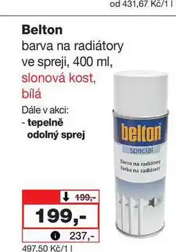 Barvy a laky drogerie Belton barva na radiátory ve spreji, 400 ml nabídka