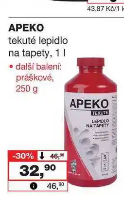 Barvy a laky drogerie APEKO tekuté lepidlo na tapety, 1l nabídka
