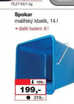 Barvy a laky drogerie Spokar malířský kbelík, 14l nabídka