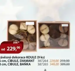 M.A.T. Závěsná dekorace koule (9 ks) nabídka