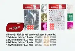 M.A.T. dárkový sáček (6 ks), samolepky pr. 3 cm (6 ks) nabídka
