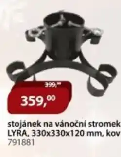 M.A.T. Stojánek na vánoční stromek lyra, kov nabídka