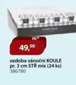 M.A.T. Ozdoba vánoční koule pr. STŘ mix (24 ks) 386780 nabídka