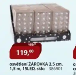 M.A.T. osvětlení ŽÁROVKA , 15LED, sklo 386901 nabídka