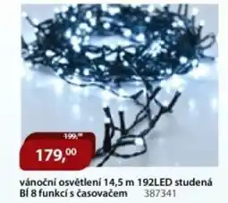 M.A.T. Vánoční osvětlení 192led studená nabídka