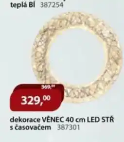 M.A.T. Dekorace věnec led stř s časovačem 387301 nabídka