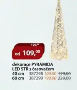 M.A.T. Dekorace pyramida led stř s časovačem nabídka