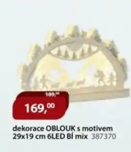 M.A.T. Dekorace oblouk s motivem 6led bĺ mix 387370 nabídka