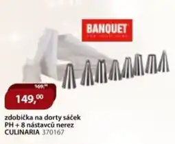 M.A.T. Zdobička na dorty sáček ph+8 nástavců nerez culinaria 370167 nabídka