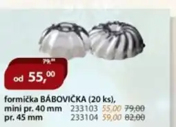 M.A.T. Formička babovička (20 ks), nabídka