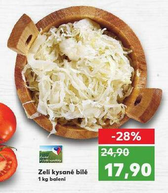 Kaufland Zelí kysané bílé nabídka