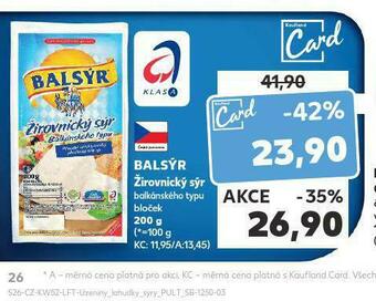Kaufland Balsýr nabídka