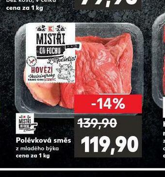 Kaufland Polévková směs z mladého býka nabídka