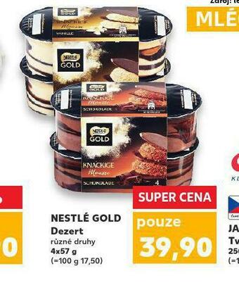 Kaufland Nestlé gold dezert nabídka