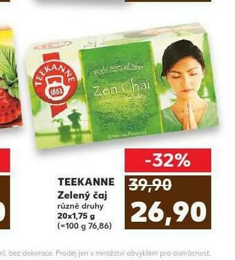 Kaufland Teekanne zelený čaj nabídka