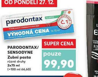 Kaufland Sensodyne zubní pasta nabídka