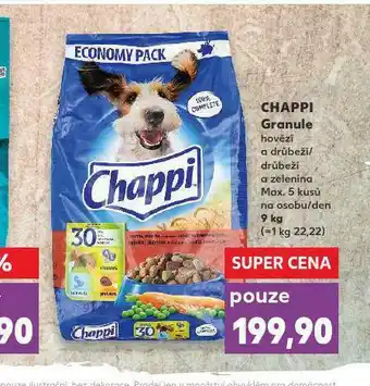 Kaufland Chappi granule pro psy nabídka