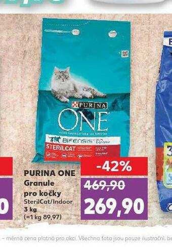 Kaufland Purina one granule pro kočky nabídka
