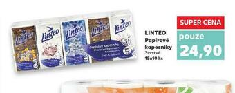 Kaufland Linteo papírové kapesníky nabídka