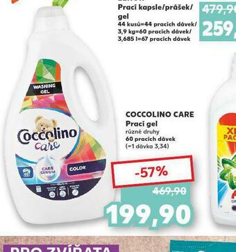 Kaufland Coccolino care prací gel nabídka