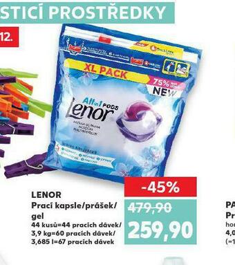 Kaufland Lenor prací prostředek nabídka