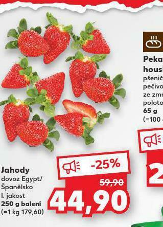 Kaufland Jahody nabídka