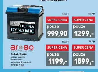 Kaufland Autobaterie 44 ah nabídka