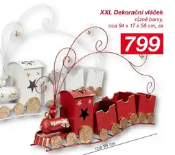 Kik XXL Dekorační vláček nabídka