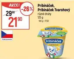 Globus Pribináček, Pribináček Tvarohový nabídka