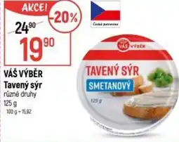 Globus VÁŠ VÝBĚR Tavený sýr nabídka