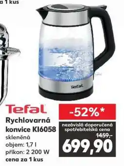 Kaufland Rychlovarná konvice KI6058 nabídka