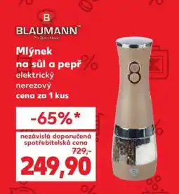 Kaufland Mlýnek na sůl a pepř nabídka