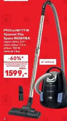 Kaufland Rowenta Vysavač City Space RO2611EA nabídka