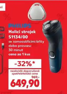Kaufland PHILIPS Holicí strojek S1134/00 nabídka