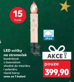 Kaufland LED Svíčky na stromeček nabídka