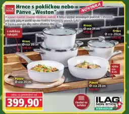 Norma Hrnce s pokličkou nebo Pánve „Weston“ nabídka