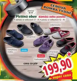 Norma Plstěná obuv dámská nebo pánská nabídka