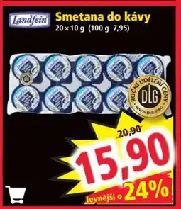 Norma Smetana do kávy nabídka