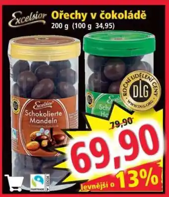 Excelsior Ořechy v čokoládě