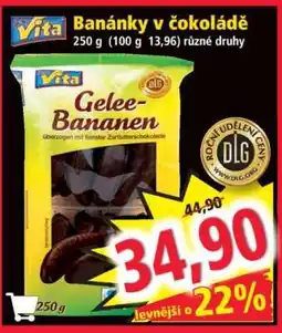 Norma Banánky v čokoládě nabídka