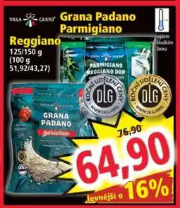 Norma GRANA PADANO / PARMIGIANO REGGIANO nabídka