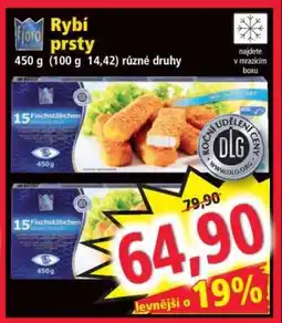 Norma Rybí prsty nabídka