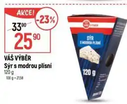 Globus VÁŠ VÝBĚR Sýr s modrou plísní nabídka