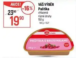 Globus VÁŠ VÝBĚR Paštika nabídka