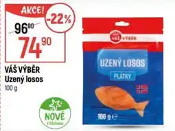 Globus VÁŠ VÝBĚR Uzený losos nabídka