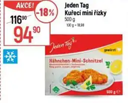 Globus Jeden Tag Kuřecí mini řízky nabídka