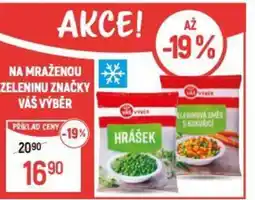 Globus Na mraženou zeleninu značky váš výběr nabídka