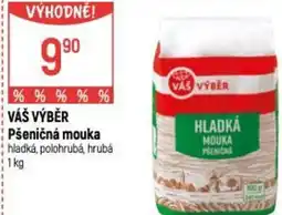 Globus VÁŠ VÝBĚR Pšeničná mouka hladká, polohrubá, hrubá nabídka